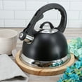 thumbnail image 7 of Mr. Coffee Clarefield 2.4 Quart Stainless Steel Whistling Tea Kettle in Black, 7 of 7