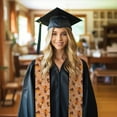 thumbnail image 6 of Haiem Hippie Ditsy Floral Pattern Graduation Stole 2024 | Premium Satin Sash for Graduation Ceremony, 6 of 7