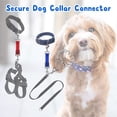 thumbnail image 3 of HAHDAXIA Pinces de Collier de Sécurité pour Chien, Lot de 5, Pinces de Collier à Griffes Réglables, Pinces de Secours Réfléchissantes à Double Extrémité, Connecteur de Laisse de Secours pour Harnais de Chien vers Collier, Pince de Sécurité, 3 of 7