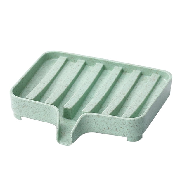 3 jaboneras y bandeja para lavabo de baño con drenaje: jabonera con drenaje automático para ducha, baño, cocina, bañera, maquinilla de afeitar