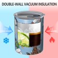 thumbnail image 2 of 12oz Coffee Tumblers Light Blue Baseball Players Pattern Stainless Steel Vacuum Insulated Travel Tumbler Coffee Cups Mug with Lid and Straw with Cleaning Brush for Cold & Hot Drinks, 2 of 5