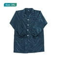 thumbnail image 2 of Bata de laboratorio ESD Ropa antiestática Chaqueta de ciencia con cuello de solapa y puños Uniforme de trabajo (Azul Marino, 3XL), 2 of 6