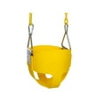 thumbnail image 4 of Kids Full Bucket Swing Yellow with 58" Chain, Toddler Swingset Swing Seat Outdoor Kids Toys SMT, 4 of 6