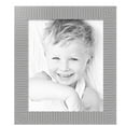 thumbnail image 2 of ArtToFrames 19" x 23" Steel Ripple Brushed Picture Frame, 19x23 inch Silver Wood Poster Frame (WOM-5269),  Pack, 2 of 7