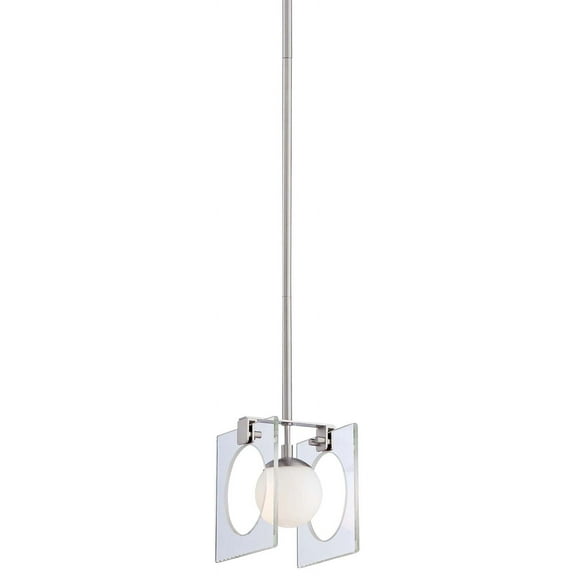 George Kovacs Kovacs Hole-in-One 4 3/4" Wide Nickel Mini Pendant