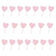 thumbnail image 1 of 20 adornos para tartas, cupcakes, cartas de amor, suministros para tartas, letreros de compromiso Rosa Blanco, 1 of 9