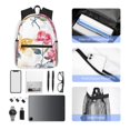 thumbnail image 6 of Easygdp Colorful Flowers Casual Laptop Backpack, Large Capacity Schoolpack for School, Travel, Business, 6 of 8