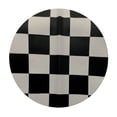 thumbnail image 4 of Orinice Checkerboard Pattern Round Table Cover Stain Resistant Washable Indoor Outdoor Tablecloth Kitchen Dining Wedding Parties Full Width Single-Sided Printing 100% Polyester Fiber 38-42, 4 of 8