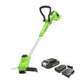 thumbnail image 1 of Greenworks 24V 11" Cordless TORQDRIVE™ String Trimmer, 2Ah Battery and Charger Included, 1 of 6