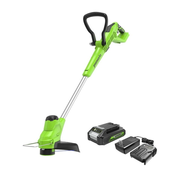 Greenworks 24V Coupe-bordure sans fil TORQDRIVE™ de 11 po, Batterie 2,0 Ah et Chargeur Inclus