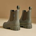 thumbnail image 6 of Women's Rain Shoes Fashionable Short Tube Low Top Solid Color Non- Thick Rain Boots for Women, 6 of 9