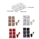 thumbnail image 5 of Qarigey Uñas de cristal para uñas, 6 cajas de cristal de fondo plano para decoración de uñas, joyas de diamantes, Kit de piedras, bolsas, Juegos de manicura Diamante de imitación negro, 5 of 6
