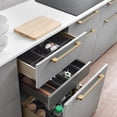 thumbnail image 3 of Manijas de gabinete doradas cepildas de aleación de aluminio Perfecl ESTILO cuadrado S M L, 3 of 8