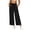 #0159-Black, variant on Women's Casual Wide Leg Long Pants High Waist Long Pants Drawstring Loose Fit Summer Trousers with Pockets Daily Outfits