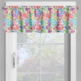 thumbnail image 4 of Ambesonne Paisley Valance & Curtain, Modern Striped Oriental, 55"x24", Multicolor, 4 of 6