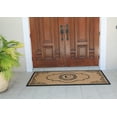thumbnail image 5 of A1HC 36"x72" Natural Coir Monogrammed Doormat with PVC Backing, Heavy Duty Anti-Shed Front Door Mat, Easy to Clean Entry Rug, 5 of 7