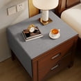 thumbnail image 4 of COM1950s Waterproof Bedside Table Cover, 28x16 Inch Wrinkle Resistant Linen Table Cloth Pad, Soft Washable Protector for Nightstand and Cabinet, 4 of 9