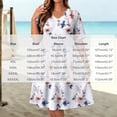 thumbnail image 3 of YuXingFu Purple Dress Plus Size Maxi V-Neck Plus Size Womens Dress Short Sleeve Smocked Long Casual Summer Multicolor L, 3 of 8