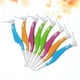 thumbnail image 5 of EeaseMX 8 cepillos interdentales con forma de hipocampo, limpiadores, hilo dental y herramienta de cuidado bucal (verde, naranja, azul y morado), 5 of 7