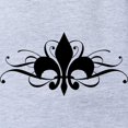 thumbnail image 2 of CafePress - Fleur De Lis Swirls - Cute Infant Baby Football Bodysuit, 2 of 3