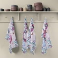 thumbnail image 2 of Spring Garden Gnome Kitchen Tea Towels Set of 4 Absorbent Hand Dish Towels, Flowers Rabbits Butterfly Dishcloths Lint-Free 18x28 Inch Fast Drying for Cooking Baking Home Clean, 2 of 7
