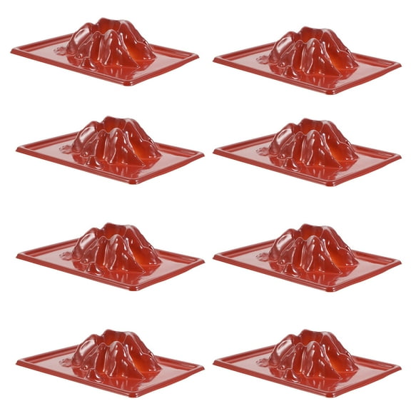 Toyvian 20Pcs Volcano Science Kit Brown for DIY Volcano Eruptions and Experiments