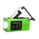 thumbnail image 4 of Radio de emergencia con manivela, compacta, multifuncional y recargable. Verde, 4 of 8