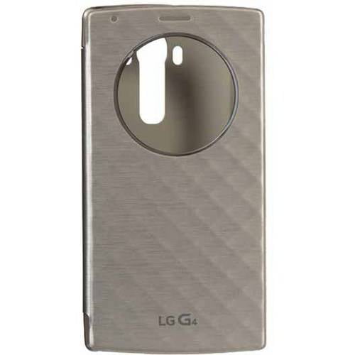 Coche Cortar harto LG Quick Circle Folio Case for LG G4, Gold - Walmart.com