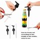 thumbnail image 4 of Pieces Syrup Dispenser Pump Syrup Bottle Nozzle Replacement Pump Cap Syrup Bottle Nozzle for Juice Bottle Dispenser Pump,Black Oyster Sauce,Coffee Syr, 4 of 5