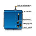 thumbnail image 3 of kurtrusly Récepteur Radio Mini Extérieur Camping Randonnée Voyage Affichage Numérique Radios Portables Haut-Parleur Lecteur de Musique, 3 of 6