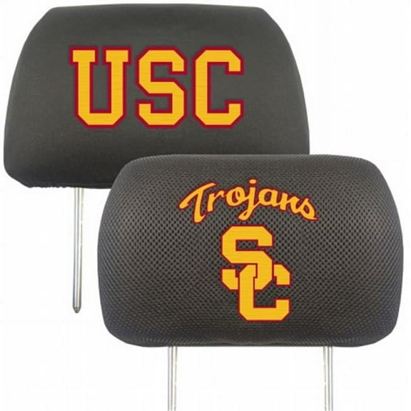 Southern California Trojans Embroidered Head Rest Cover Set - 2 Pieces  14773