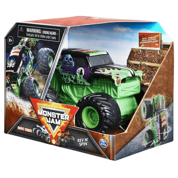 Monster Jam Grave Digger Rev n Spin