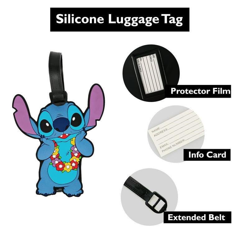 Disney Lilo and Stitch Luggage Tag Set 4 Pieces