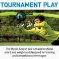 thumbnail image 5 of Franklin Sports MYSTIC Kids Soccer Ball - Size 5 Youth Soccer Ball - Soft Cover - Great for Kids and Toddlers - Air Pump Included, 5 of 8