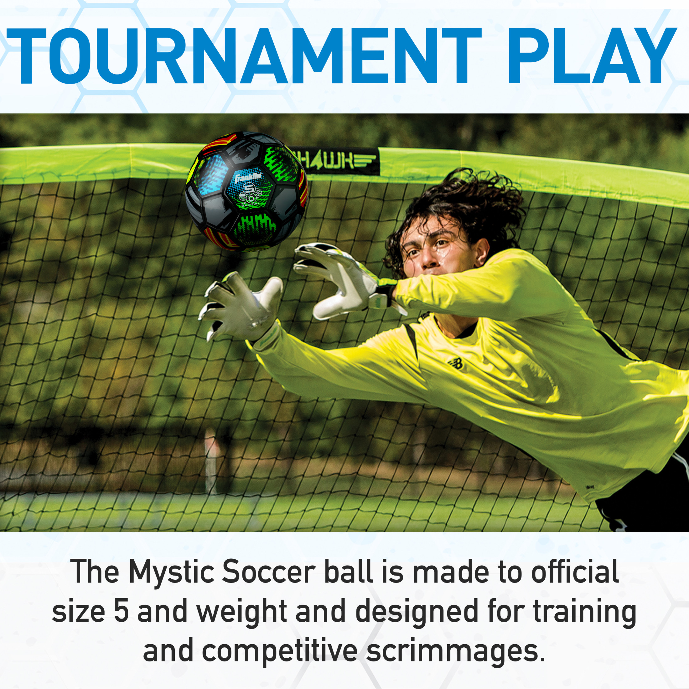 Franklin Sports Mystic Youth Soccer Ball Size 5 photo 5