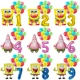 thumbnail image 2 of Juego de globos de látex con números de Bob Esponja para fiesta de cumpleaños infantil, suministros de decoración para fiesta de baby shower, 2 of 5