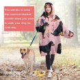 thumbnail image 4 of Wearable Oversized Blanket,Rottweiler Dogs with Pioneer Flower Wearable Blanket Hoodie for Adults,Cozy Hooded Blankets with Super Pockets,Super Warm Fuzzy Pullover for Women & Men, 4 of 6