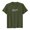 Green, variant on Casual Short Sleeve Round Neck Printed T Shirt Top For Everyday Wear