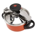 thumbnail image 1 of EIGTHTAIL OKJHFD 2L Stainless Steel Mini Pressure Cooker Canner Double Bottom Pressure Cooker for Gas Stoves Induction Stoves For Indian Cooking  Soups  and Rice Recipes, 1 of 9