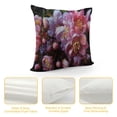 thumbnail image 4 of JEUXUS Violets, Flower Room Decor, Abstract Purple Plush Pillowcase Aesthetic Decorative White, 4 of 5