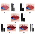 thumbnail image 2 of ZHAOCHENG Tinte labial despegable, lápiz labial desprendible, resistente al agua, de larga duración, tinte labial despegable, brillo labial con color de tatuaje, taza antiadherente para mujeres y niña, 2 of 4