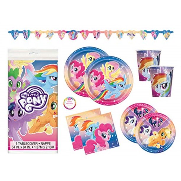 my little pony party plates