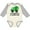 Natural and Heather, variant on Inktastic 1st St Patricks Day Construction Truck Shamrocks Boys Long Sleeve Baby Bodysuit