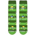 thumbnail image 6 of Cool Socks Soccer Fun Print Novelty Crew Socks for Men, 6 of 6