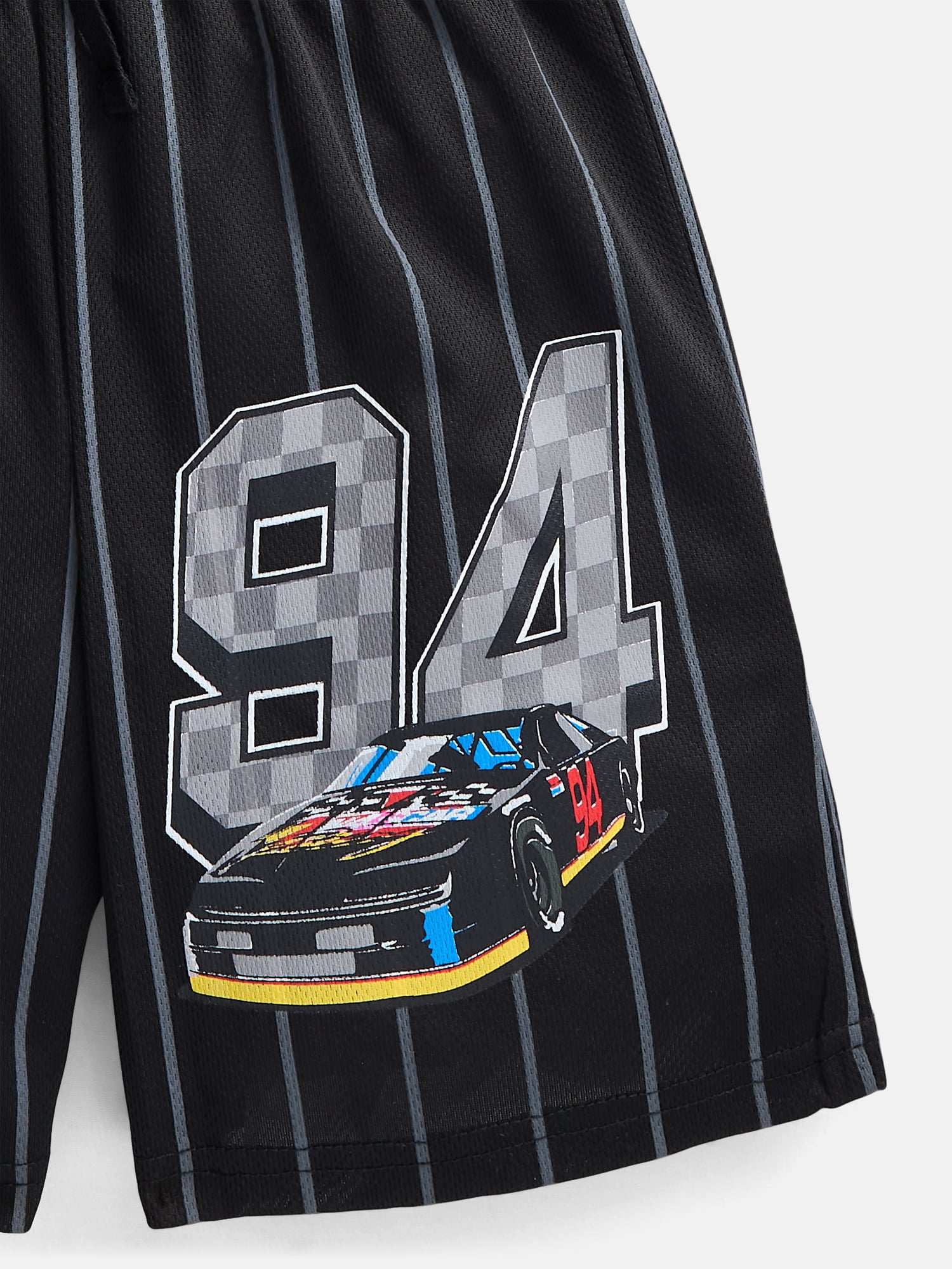 NASCAR Boys Baseball Jersey and Matching Shorts Set, 2-Piece, Sizes 4-12