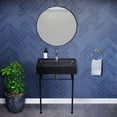 thumbnail image 1 of Swiss Madison Claire 24" Ceramic Console Sink in Matte Black Basin, 1 of 9