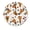 FFclock052, variant on ZXCXRQFa Morning Coffee Brown Silent Wall Clock for Bathroom Indoor Decoration No Ticking 10 Inch Round Small Clock for Hospital Classroom Home Living Room