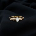 thumbnail image 4 of Rosec Jewels Engagement Ring - Teardrop Lab Diamond Ring - 5X7 MM - EF-VS Quality, 18K Yellow Gold, US 9.00, 4 of 10