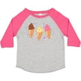 thumbnail image 3 of Inktastic Ice Cream Trio with Sprinkles Boys or Girls Toddler T-Shirt, 3 of 5