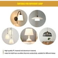 thumbnail image 6 of Emergency Rechargeable Light Bulbs 6 PCS, Keep Lighting When Power Failure, A21 9W 60W Equiv., Battery Operated Light Bulb with 1200mAh for Home Camping, Emergency Time 4-5 hrs(with Hook, Warm White), 6 of 8